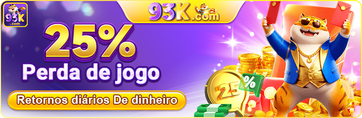 25% Perda de jogo Retornos diarios De dinheiro